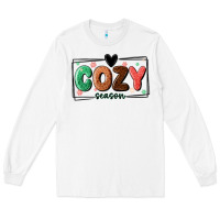 White cozy season Long Sleeve Tee - MaliasSmallBusiness