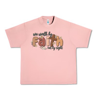 Salmon we walk by faith not by sight Urban Heavy Tee - MaliasSmallBusiness