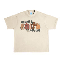 Sandshell we walk by faith not by sight Urban Heavy Tee - MaliasSmallBusiness