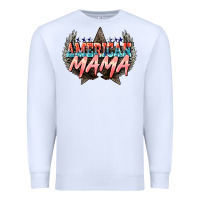 American Mama 4th Of July Premium Sweatshirt | Teevron