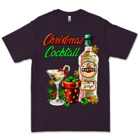 Plum christmas cocktail martini and gift Premium Tee - AdoDesignShop