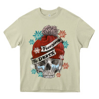 Mossy freezing to death skull Heavy Core Tee - FaDigitalArtStudio