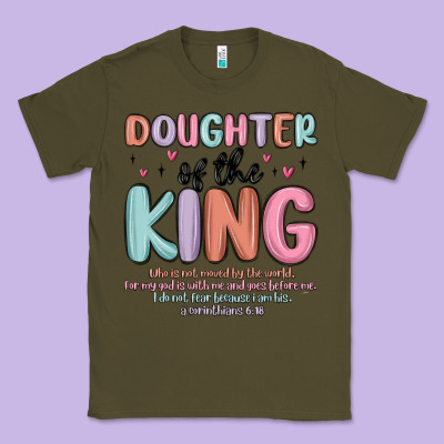 Doughter Of The King Malia Classic Tee Designed By Maliassmallbusiness