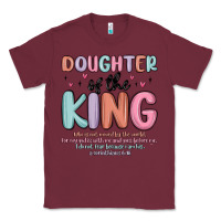 Burgundy doughter of the king malia Classic Tee - MaliasSmallBusiness