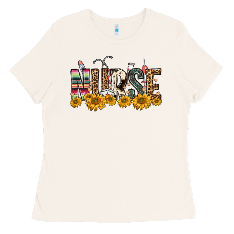Nurse Sunflower Ladies Tee by FaDigitalArtStudio | Teevron
