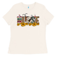 Bone nurse sunflower Ladies Tee - FaDigitalArtStudio
