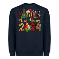 Navy family new years 2024 Heavyweight Sweatshirt - MaliasSmallBusiness