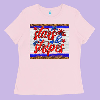 Stars And Stripes Tumbler Ladies Tee Designed By Hra Design Shop