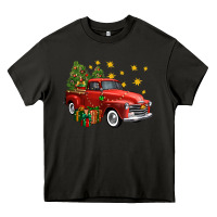 Asphalt christmas truck Heavy Core Tee - FaDigitalArtStudio