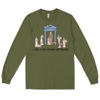 Army Green a thrill of hope nativity Long Sleeve Tee - MaliasSmallBusiness