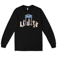 Black a thrill of hope nativity Long Sleeve Tee - MaliasSmallBusiness