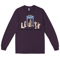 Plum a thrill of hope nativity Long Sleeve Tee - MaliasSmallBusiness