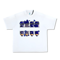 White valentine's day school pencils navy blue Urban Heavy Tee - MaliasSmallBusiness
