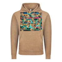 Vintage Coffee Western Teacher Pencil Vintage Hoodie - LillyAllenDesigns