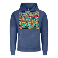 Vintage Denim Western Teacher Pencil Vintage Hoodie - LillyAllenDesigns