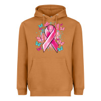 Meerkat Breast Cancer ribbon Cancer Awareness Heavyweight Hoodie - HowdyJamesFarm