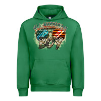 Emerald All American boy 4th of july Urban Hoodie - FaDigitalArtStudio