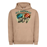 Pigment Burro All American boy 4th of july Urban Hoodie - FaDigitalArtStudio