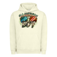Pigment Pistachio All American boy 4th of july Urban Hoodie - FaDigitalArtStudio