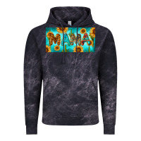Cloud Black western mama with sunflowers and cactus Vintage Hoodie - RanaPortraitStore