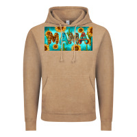 Vintage Coffee western mama with sunflowers and cactus Vintage Hoodie - RanaPortraitStore