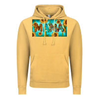 Vintage Mustard western mama with sunflowers and cactus Vintage Hoodie - RanaPortraitStore