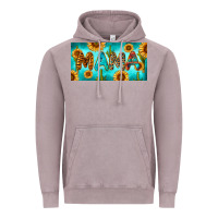 Vintage Zinc western mama with sunflowers and cactus Vintage Hoodie - RanaPortraitStore