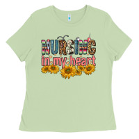 Matcha nursing in my heart Ladies Tee - FaDigitalArtStudio