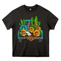 Asphalt western truck Horseshoe Heavy Core Tee - HRA Design Shop