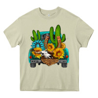 Mossy western truck Horseshoe Heavy Core Tee - HRA Design Shop