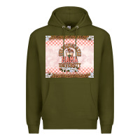 Army Green Oversimulated mama university Premium Hoodie - TumblerDesignByShophia