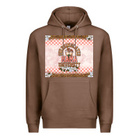 Chestnut Oversimulated mama university Premium Hoodie - TumblerDesignByShophia