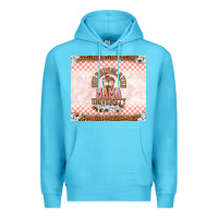 Ocean Blue Oversimulated mama university Premium Hoodie - TumblerDesignByShophia