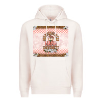 Pale Pink Oversimulated mama university Premium Hoodie - TumblerDesignByShophia