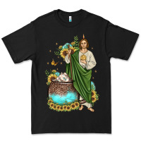 Black san judas coffee cup sunflower Premium Tee - JahusDesignShop
