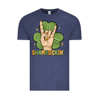 Vintage Denim st. patrick's day shamrockin' Vintage Tee - MaliasSmallBusiness