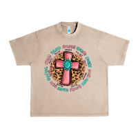French Oak love myself cross Urban Heavy Tee - MaliasSmallBusiness