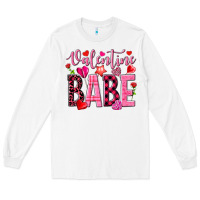 White valentine babe Long Sleeve Tee - NancyCooperArtShop