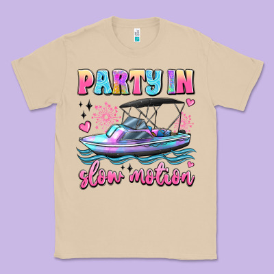 Party In Slow Motion Classic Tee Designed By Jahusdesignshop
