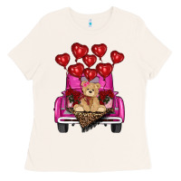 Bone valentines day tedybear truck Ladies Tee - RanaPortraitStore