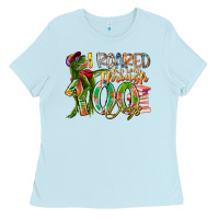 Baby Blue i roared my way through 100 days Ladies Tee - RacoonDesign