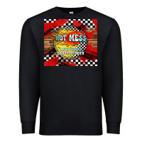 Black hot mess daddy of both Premium Sweatshirt - TumblerDesignByShophia