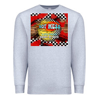 Heather Grey hot mess daddy of both Premium Sweatshirt - TumblerDesignByShophia