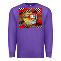Purple hot mess daddy of both Premium Sweatshirt - TumblerDesignByShophia