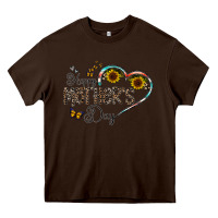 Chocolate Brown happy mother's day Heavy Core Tee - CowhideDigitalArt