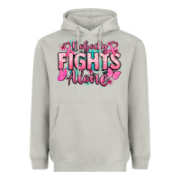Moon Dust Nobody fights alone Cancer Awareness Heavyweight Hoodie - HowdyJamesFarm