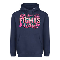 Navy Nobody fights alone Cancer Awareness Heavyweight Hoodie - HowdyJamesFarm