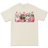 Bone pink Christmas coffee Premium Tee - JahusDesignShop