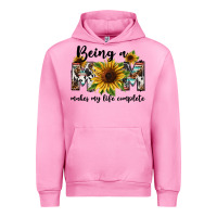 Being A Mom Makes My Life Complete Mother's Day Urban Hoodie | Teevron