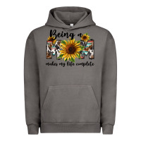 Pigment Tornado Being a mom makes my life complete Mother's Day Urban Hoodie - FaDigitalArtStudio
